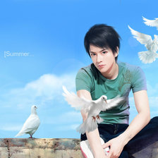 Схема вышивки «восточный красавец 12»