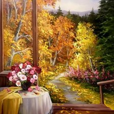 Схема вышивки «Веранда»