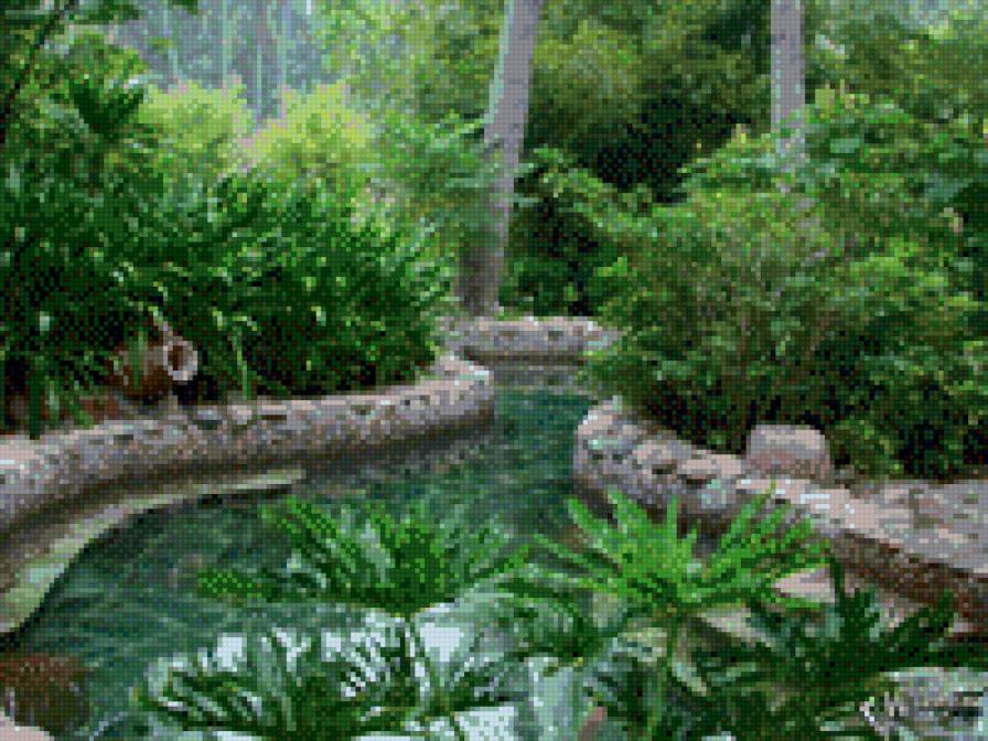 Китай - пруд, природа, вода - предпросмотр