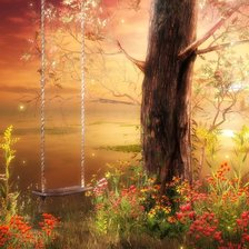 Схема вышивки «тихий уголок»