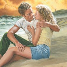 Схема вышивки «пара»