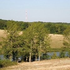 Схема вышивки «Над речкой»