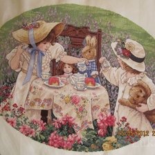 Схема вышивки «чаепитие»