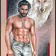 Схема вышивки «мужчина»