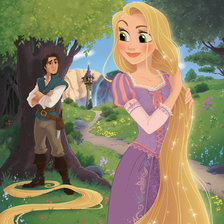 Схема вышивки «Рапунцель»