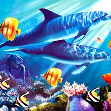 Схема вышивки «подводный мир»