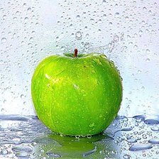 Схема вышивки «яблоко»