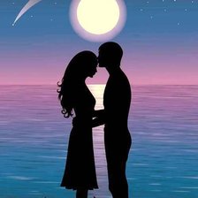 Схема вышивки «Пара влюблённых»