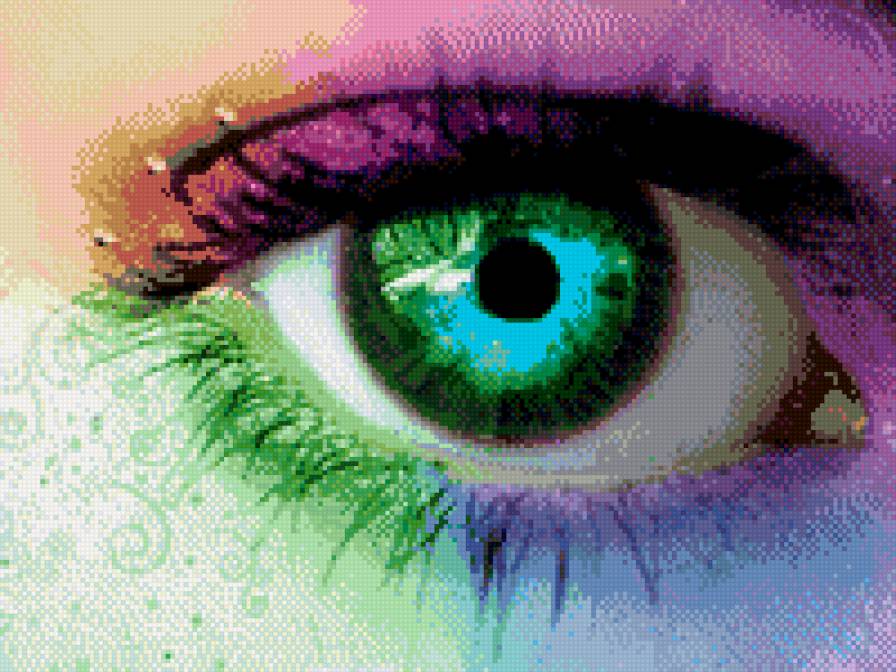 Глаз - глаз, радуга - предпросмотр