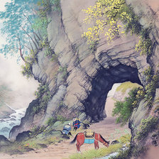 Схема вышивки «Привал»