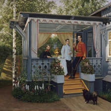 Схема вышивки «ЛЕТНИЙ ВЕЧЕР НА ВЕРАНДЕ»