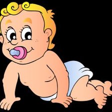 Схема вышивки «малыш»