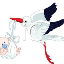 аист с ребенком 2