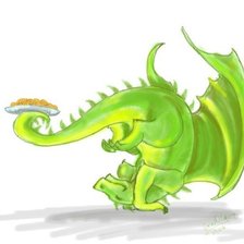 Схема вышивки «Дракон»