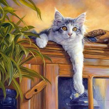 Схема вышивки «Егоза»