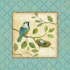 Схема вышивки «Птичка»