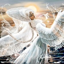 Схема вышивки «царевна-лебедь»