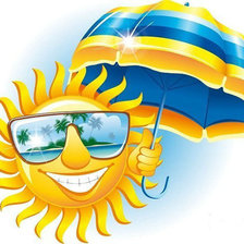 Схема вышивки «Пляжное солнышко»