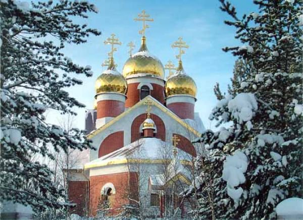 №662828 - зима, храмы - оригинал