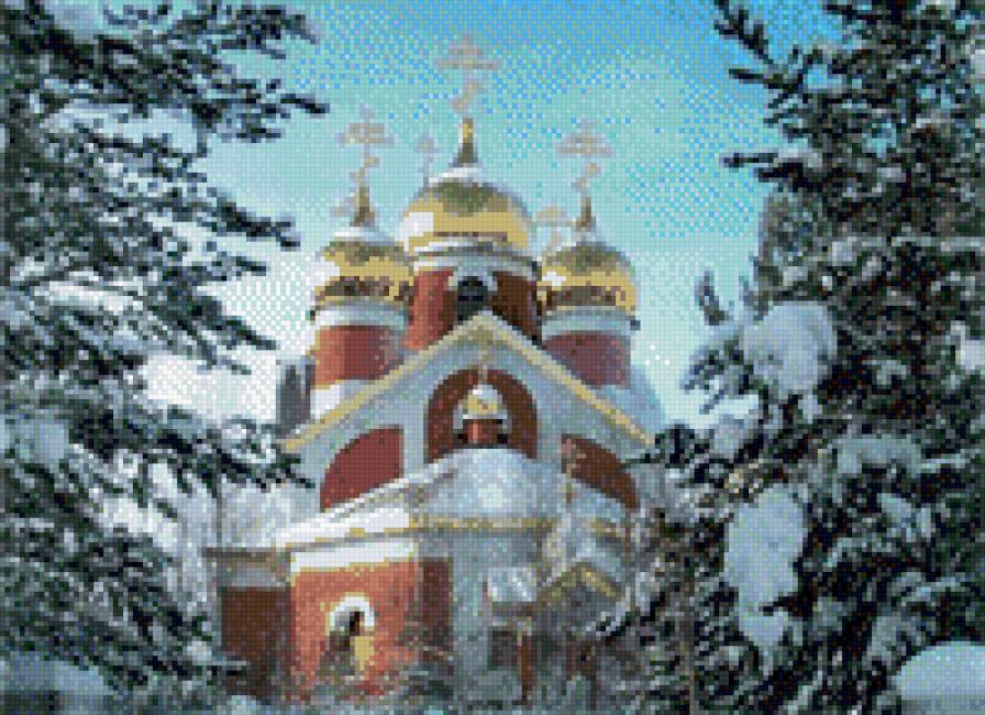 №662828 - зима, храмы - предпросмотр