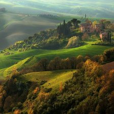 Схема вышивки «Холмы»