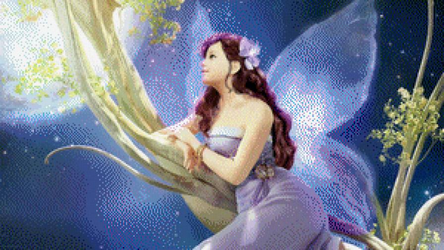 Фея - луна, мечта, фея - предпросмотр