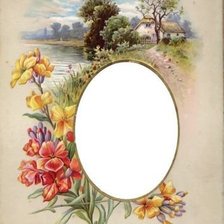 Схема вышивки «Рамка для фото»