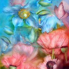 Схема вышивки «Цветы»