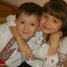 Схема вышивки «діти»