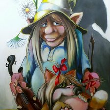 Схема вышивки «Домовой»