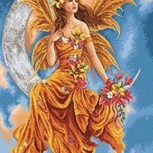 Схема вышивки «Фея осени»