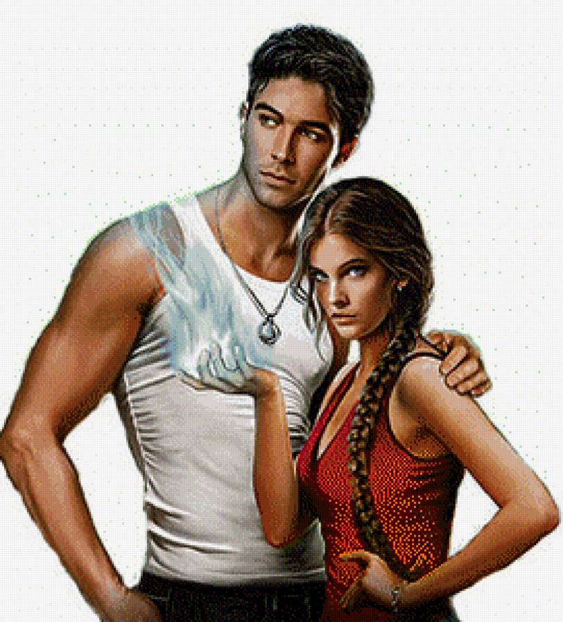 Колдунья и маг - пара, парень, девушка - предпросмотр