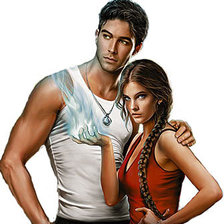 Схема вышивки «Колдунья и маг»