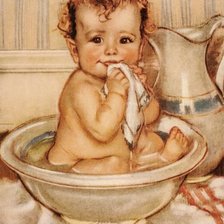 Схема вышивки «малыш»