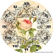 Схема вышивки «Часы»