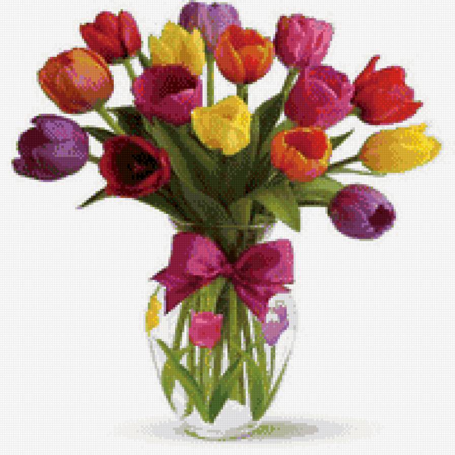 Тюльпаны - тюльпаны, букет, цветы - предпросмотр