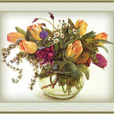 Схема вышивки «майское утро»