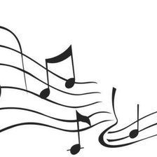 Схема вышивки «нотный стан»