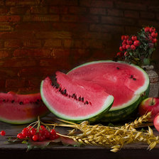 Схема вышивки «смачный арбуз)))»