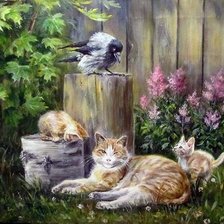 Схема вышивки «Компания»