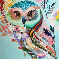 Схема вышивки «Совушка»