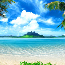 Схема вышивки «Пляж»