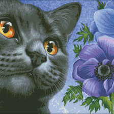 Схема вышивки «Кот 2»