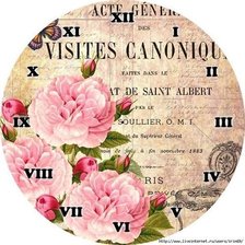 Схема вышивки «Часы»