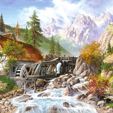 Схема вышивки «primavara»