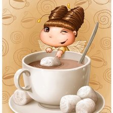 Схема вышивки «феечка-конфетка»