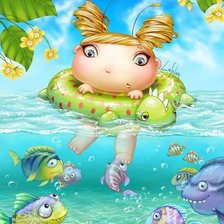 Схема вышивки «феечка1»