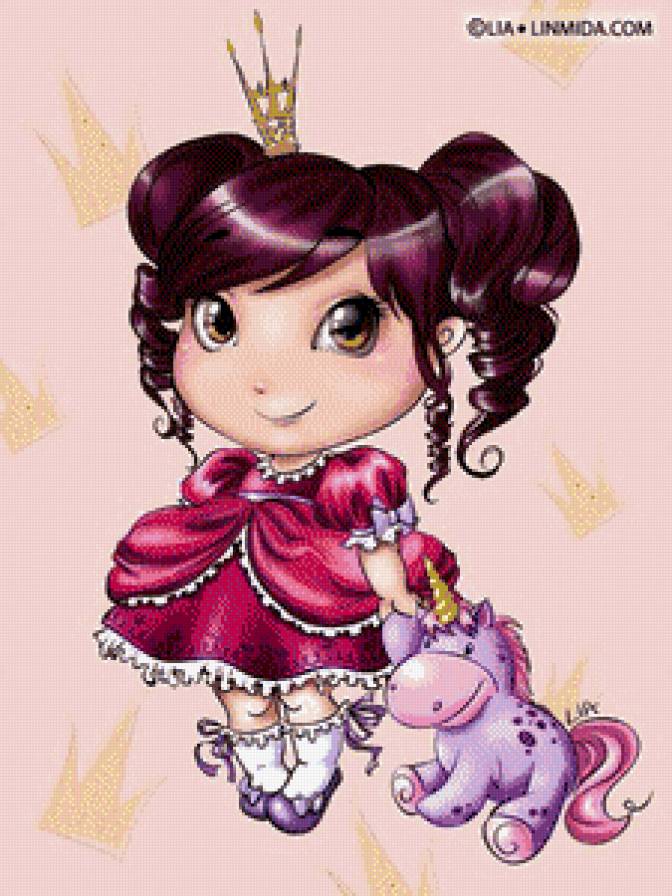 принцесска1 - сказка, принцесса, детское, корона - предпросмотр