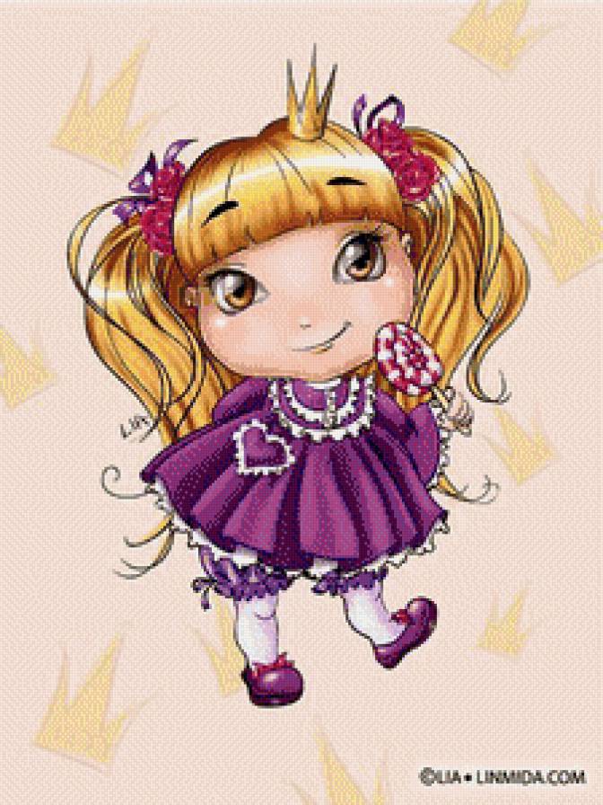 принцесска - принцесса, корона, сказка, детское - предпросмотр