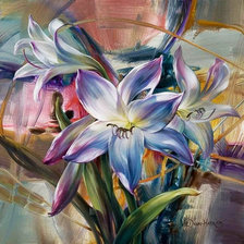 Схема вышивки «Лилии»